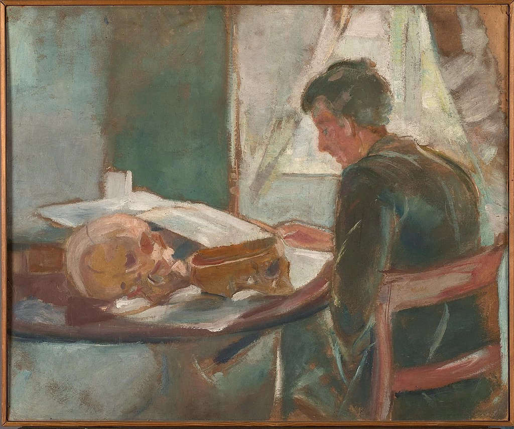Andreas Munch Studia Anatomia - 1886, Museo Munch